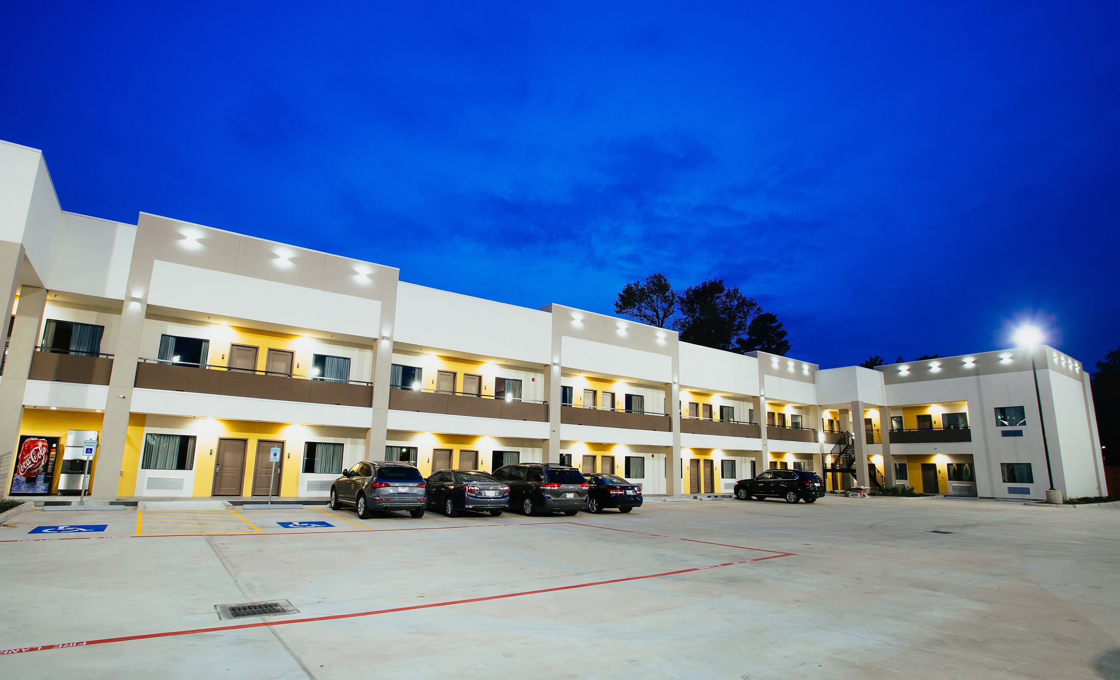 Front of property - evening/night