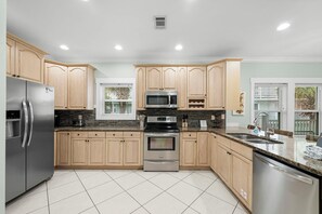 Ferienhaus, 5 Schlafzimmer, am Strand (Sanibel) | Eigene Küche | Kühlschrank, Mikrowelle, Ofen, Herdplatte