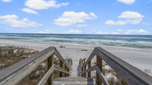 Privat strand i nærheten
