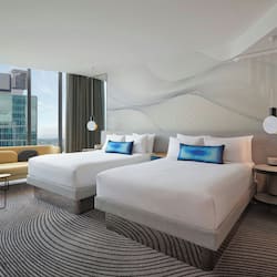 1 bilik tidur, peralatan tempat tidur premium, bar mini