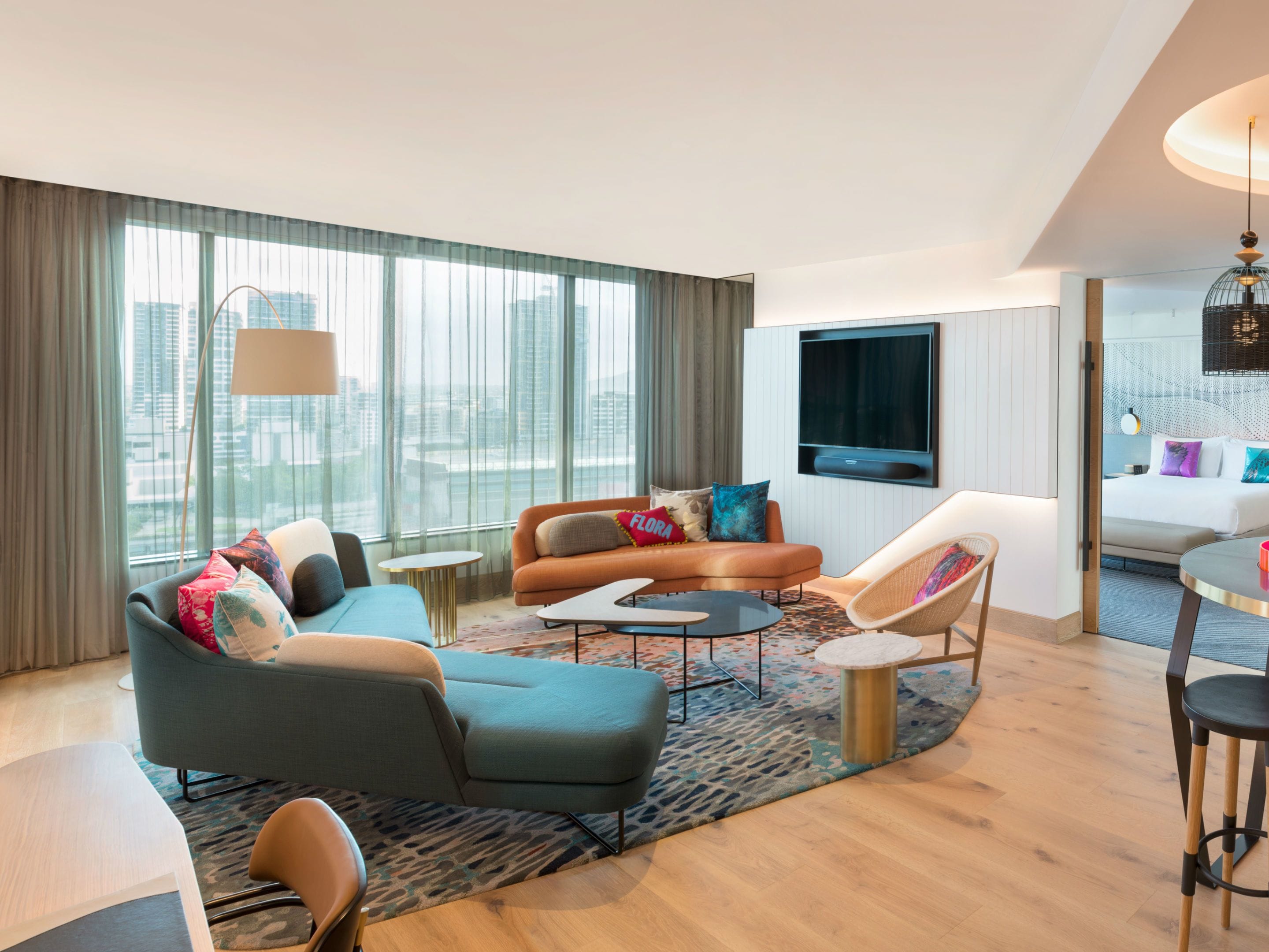 55-inch LED TV with satellite channels, TV