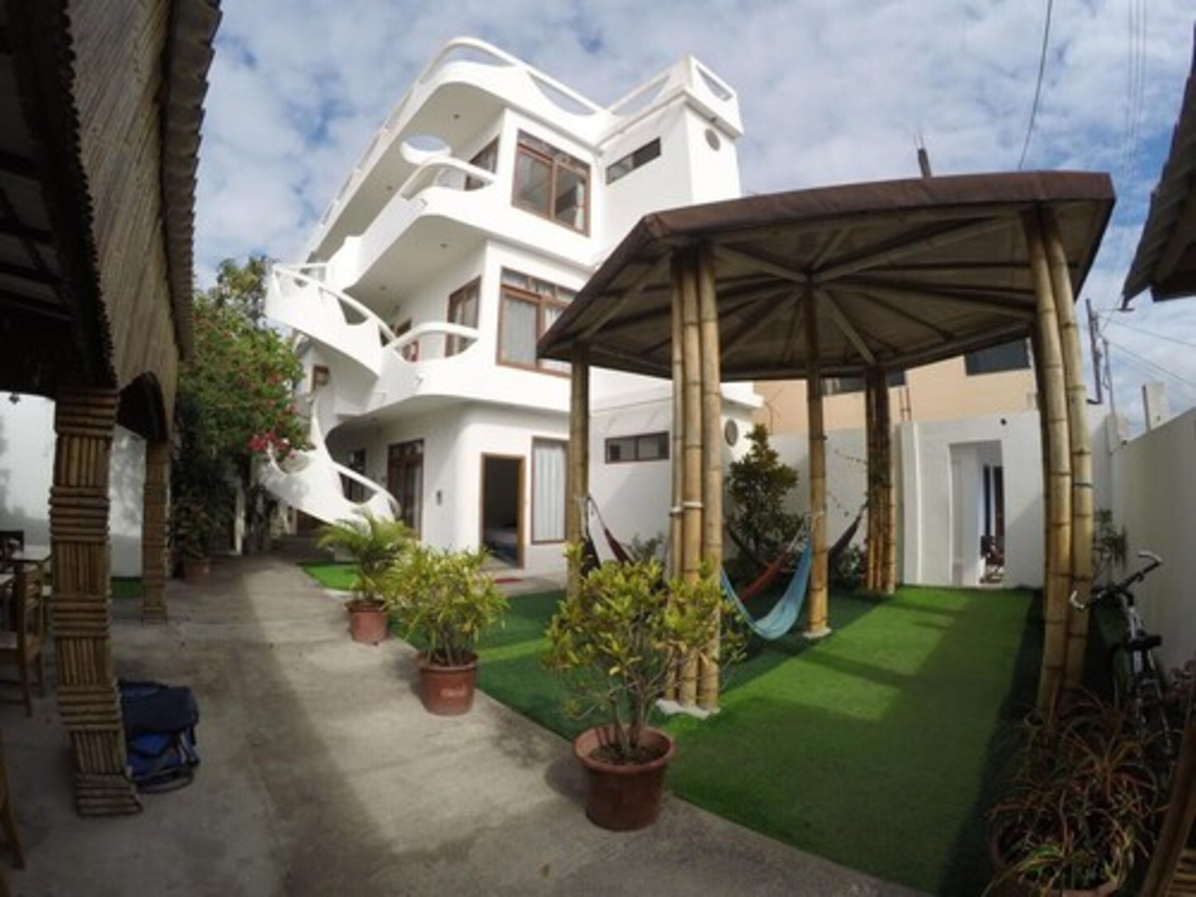 Façade de l’hébergement