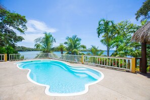 Pool - Beachfront home Outside West End w/Pool, Kayaks & Paddleboards (Sandy Bay)