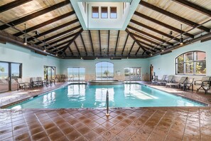 Indoor pool, a heated pool