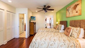 3 habitaciones, escritorio, tabla de planchar con plancha y wifi gratis 