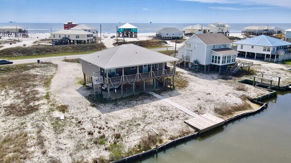 Exterior - Sea Level | West end cottage with easy beach access (Dauphin Island)