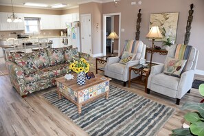 TV - Sea Level | Relaxing Gulf Getaway, pets welcome (Dauphin Island)