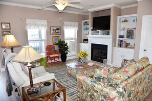 TV - Sea Level | Relaxing Gulf Getaway, pets welcome (Dauphin Island)