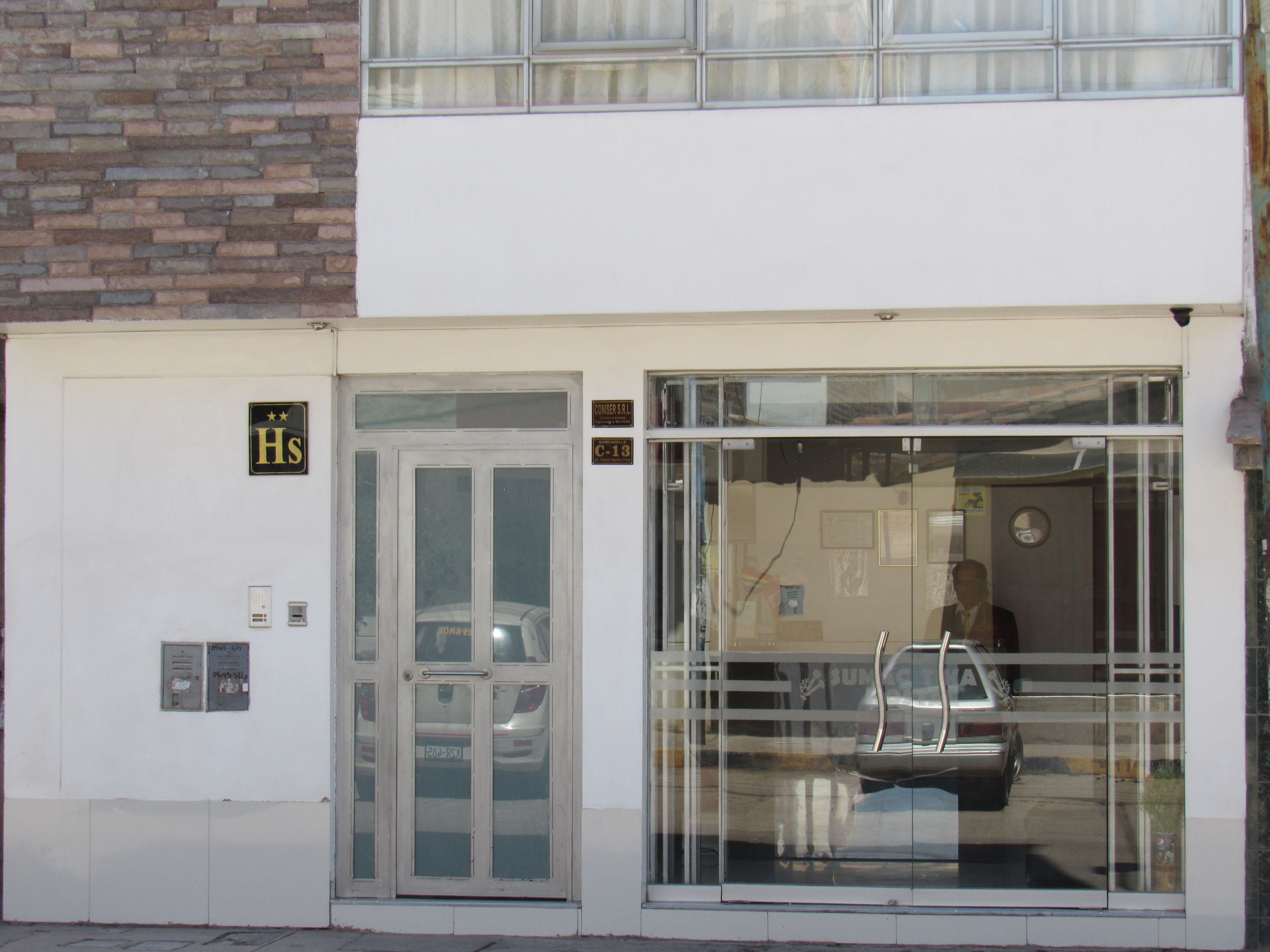 Entrée de l’hébergement