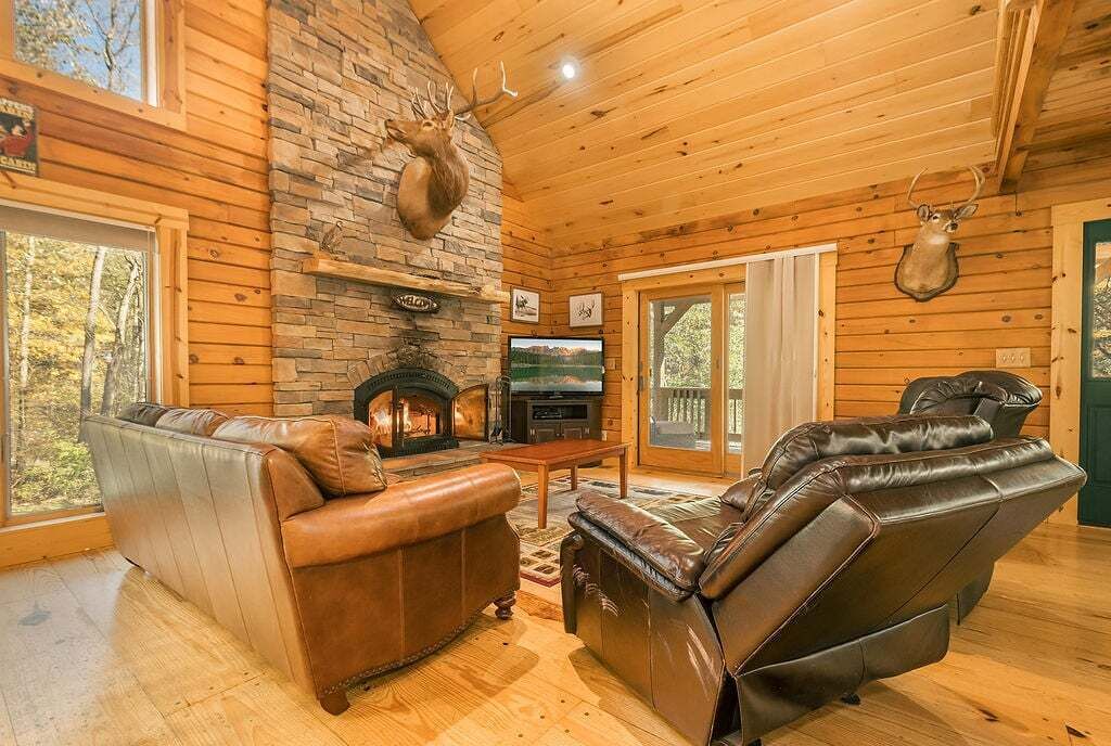 TV, fireplace, foosball, table tennis