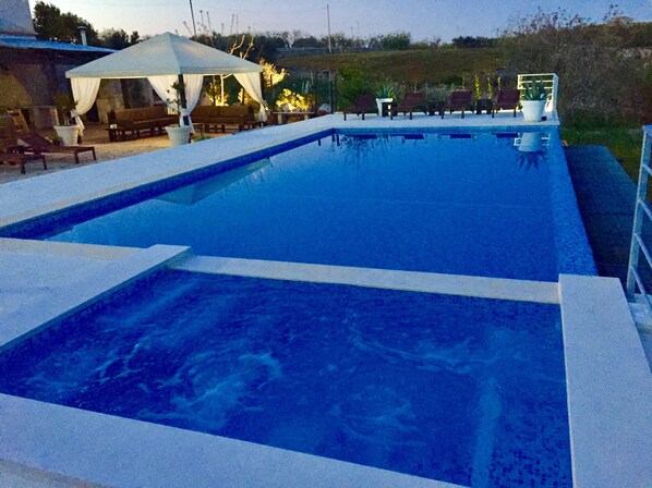 Pool - Villa ( Casa Sergio) with private pool and Jacuzzi (Monopoli)
