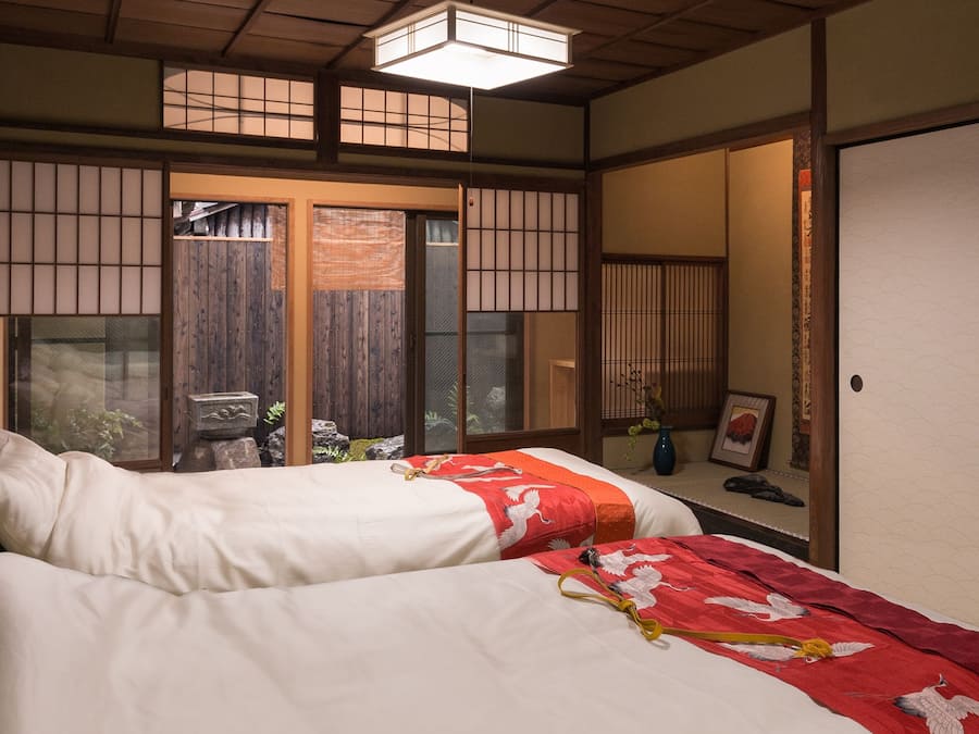 Japanese Style Deluxe Garden Access Room | In-room safe, desk, free WiFi, bed sheets