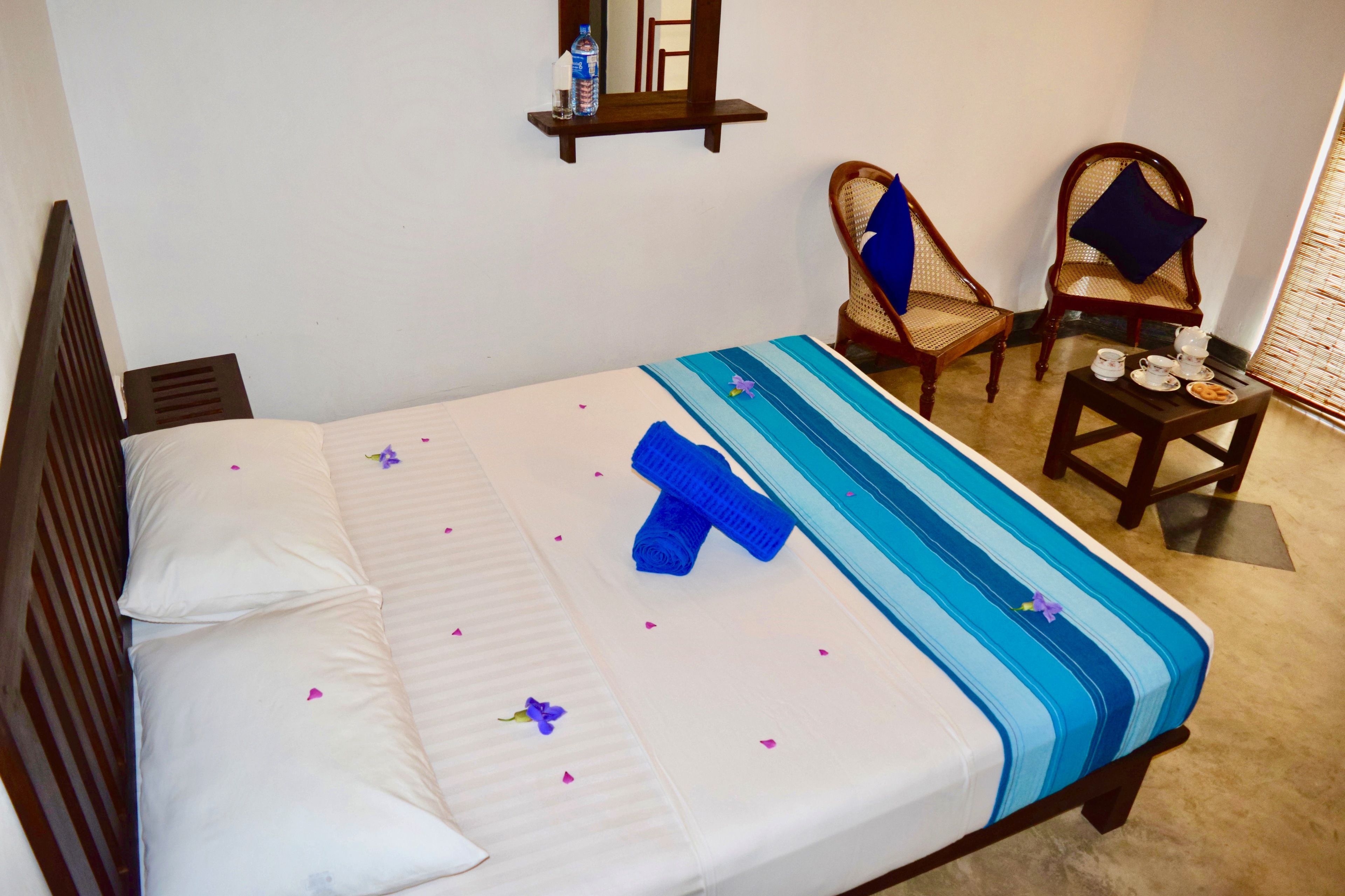 Habitación Deluxe doble, vistas al jardín | 2 dormitorios, escritorio, tabla de planchar con plancha y wifi gratis