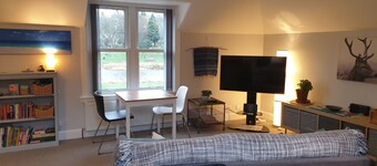 Coussin confortable avec vue sur la rivière