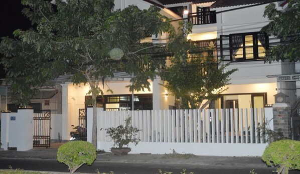 Front of property – evening/night