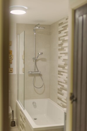 Combined shower/tub