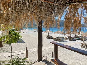 Beach nearby, beach towels