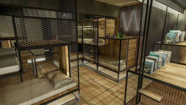 Basic Shared Dormitory | Individually furnished, iron/ironing board, free WiFi, bed sheets