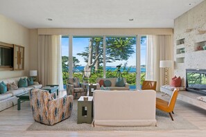 TV, fireplace, stereo