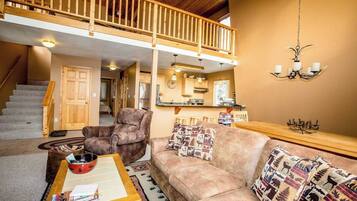 TV, fireplace, DVD player