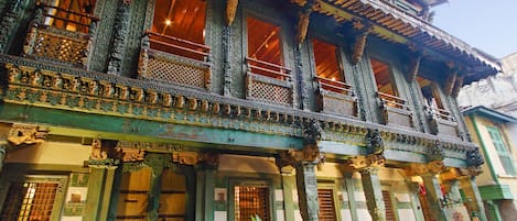 Voorkant van accommodatie