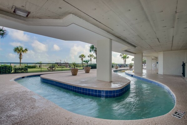 Indoor pool, outdoor pool