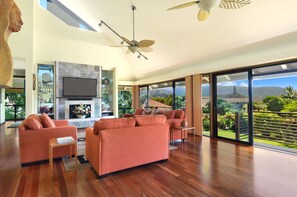 Smart TV, DVD player, video library, offices