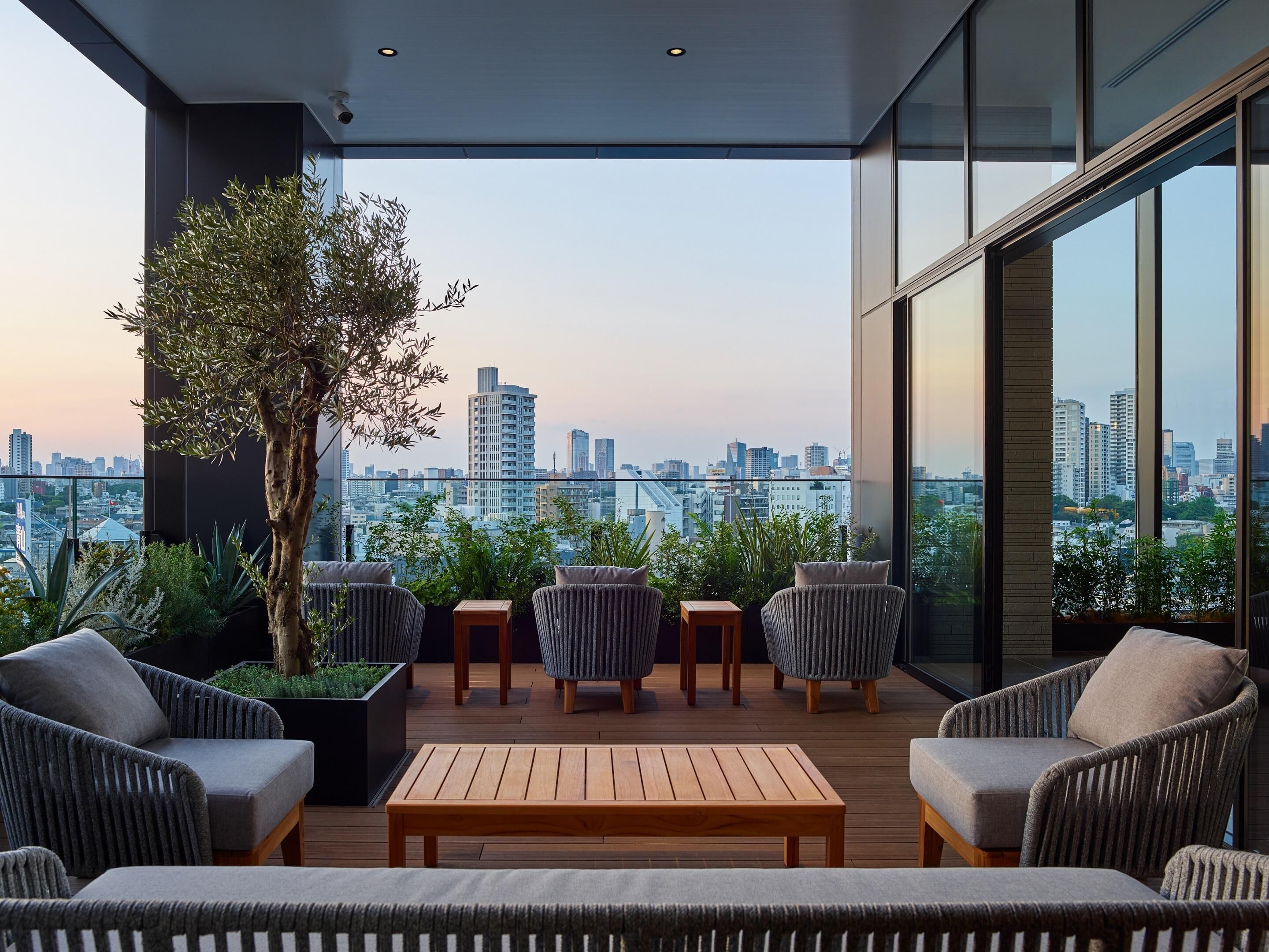 Uitzicht vanuit accommodatie