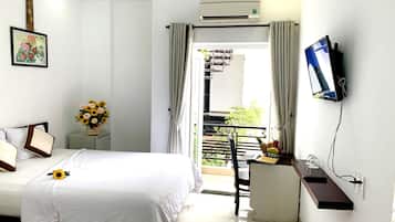 Minibar, skrivebord, lydisolering, gratis Wi-Fi