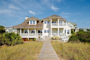 Exterior - Watercolor is an Oceanfront 4BR/3BA Bald Head Island retreat with a hot tub! (Bald Head Island)