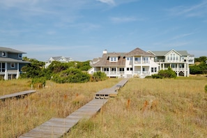 Exterior - Watercolor is an Oceanfront 4BR/3BA Bald Head Island retreat with a hot tub! (Bald Head Island)