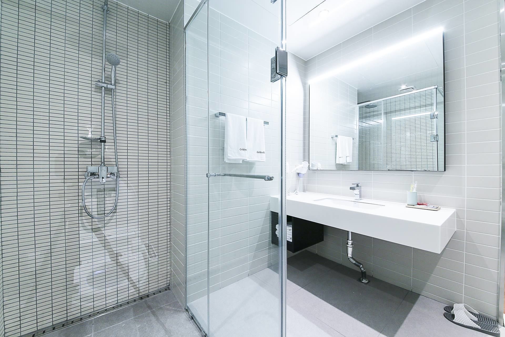 free toiletries, hair dryer, bathrobes, slippers