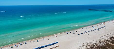 Accommodatie ligt op het strand