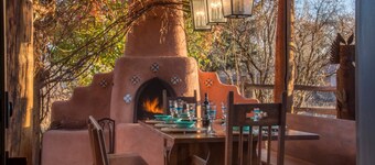 Hacienda Encantada Near Town w/ Mountain Views and Private Setting Hot Tub