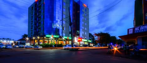 Front of property - evening/night