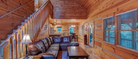 Televisión, chimenea, reproductor de DVD y futbolito