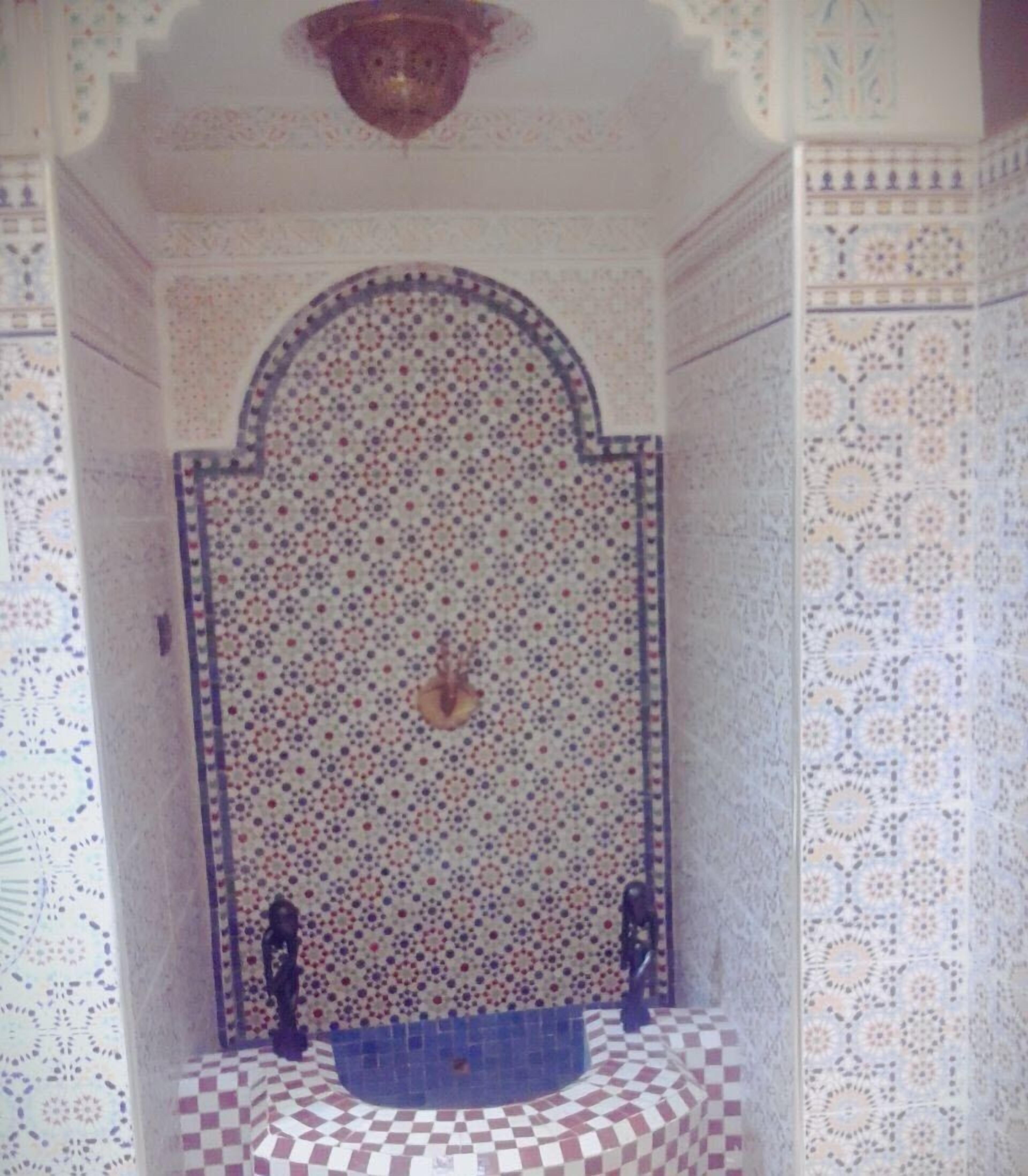 Douche, serviettes fournies