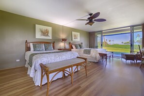 1 bedroom, iron/ironing board, WiFi, bed sheets - Ocean View, Golf Course, Largest Patio, Beach Cabana, Near Whaler's Village (Kaanapali)