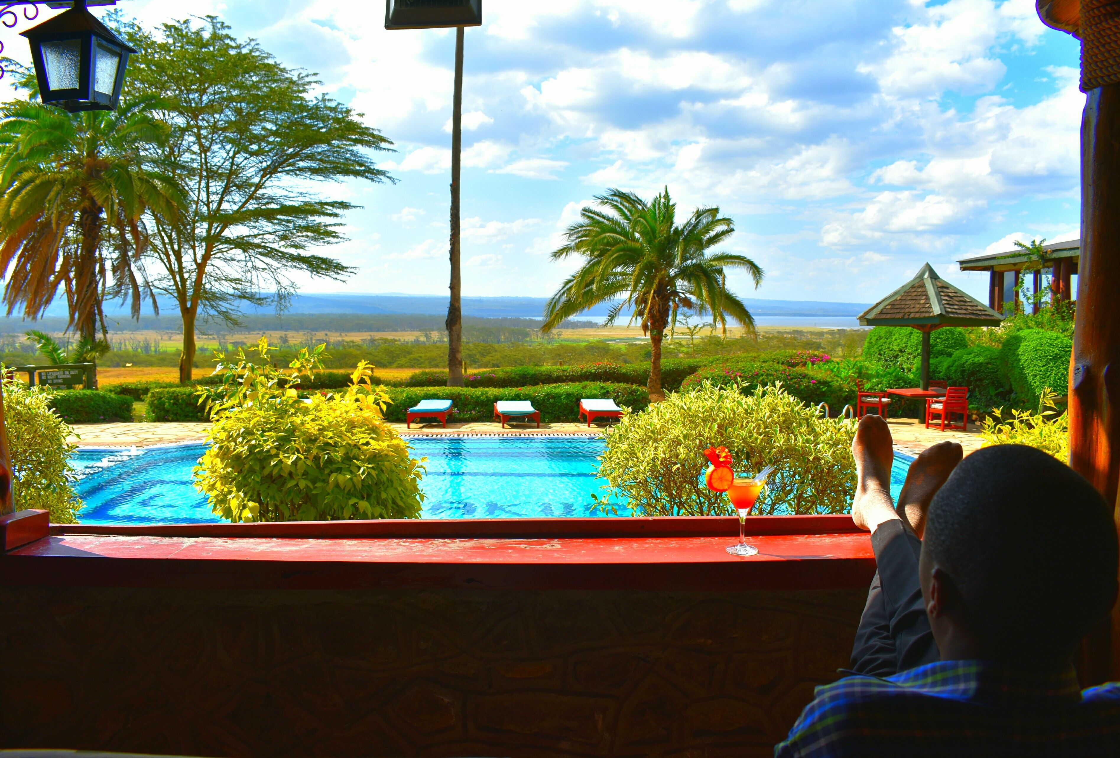 Vue depuis l’hébergement