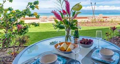 Makani Sands 106 - Oceanfront: “Hop” into Spring! Reduced Rates! Free Activities!