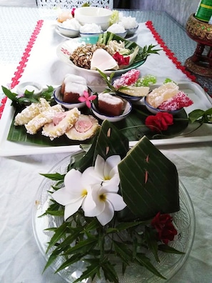 Free daily local cuisine breakfast