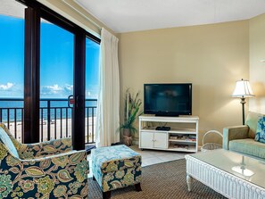 TV, DVD player, stereo - Spectacular Gulf Front Views in this 3BR Condo! (Orange Beach)
