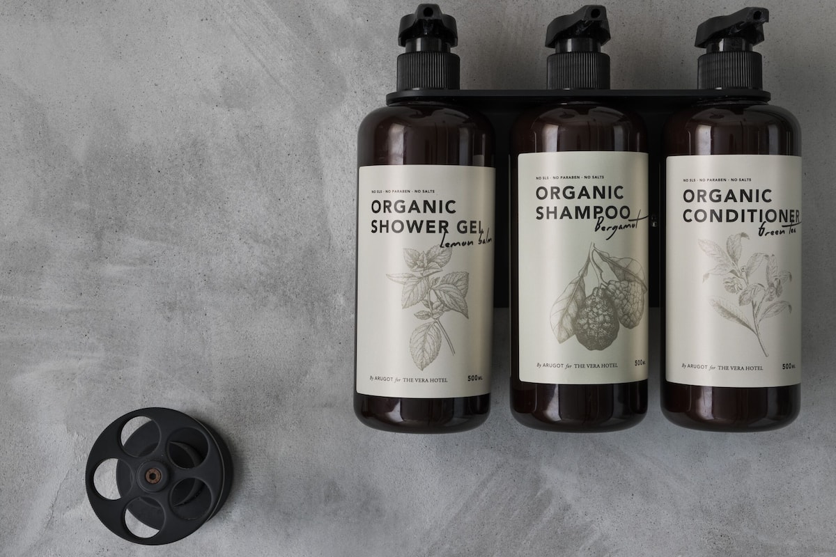 classic | bathroom | shower, rainfall showerhead, eco-friendly toiletries, hair dryer