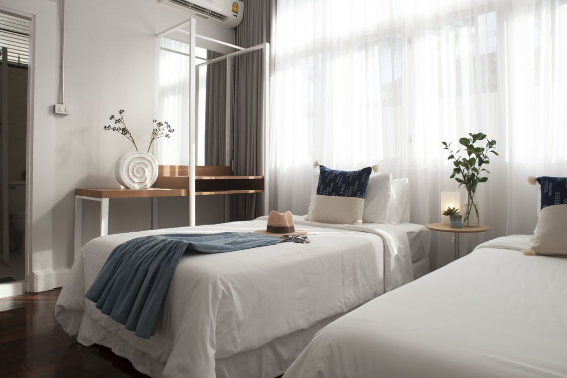 5-Bedroom Pool Villa | 4 dormitorios, caja fuerte, escritorio y cortinas opacas