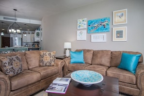Smart TV, DVD player, books, stereo