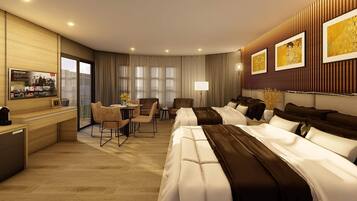 In-room safe, desk, soundproofing, free WiFi