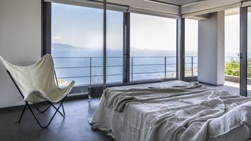 Executive Villa, 2 Bedrooms, Private Pool, Sea View | 3 bedrooms, Egyptian cotton sheets, premium bedding, memory foam beds