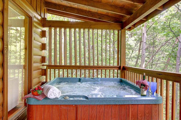 Baignoire à remous extérieure