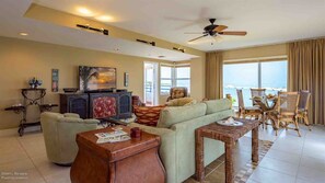 Smart TV, DVD player, stereo