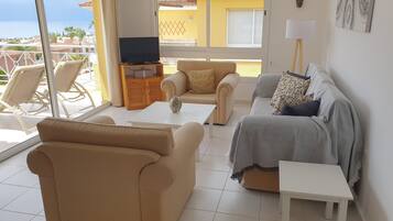 Smart TV, DVD player, books, stereo